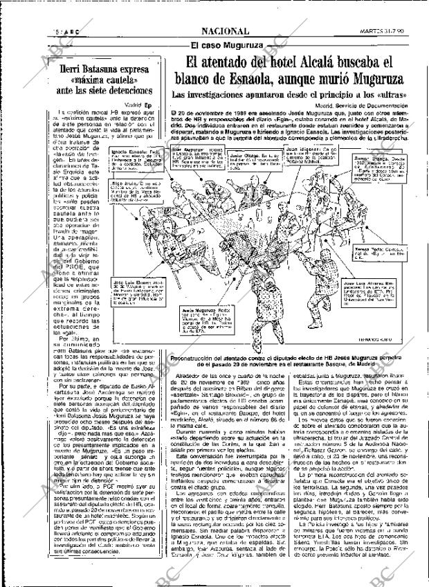 ABC MADRID 31-07-1990 página 18