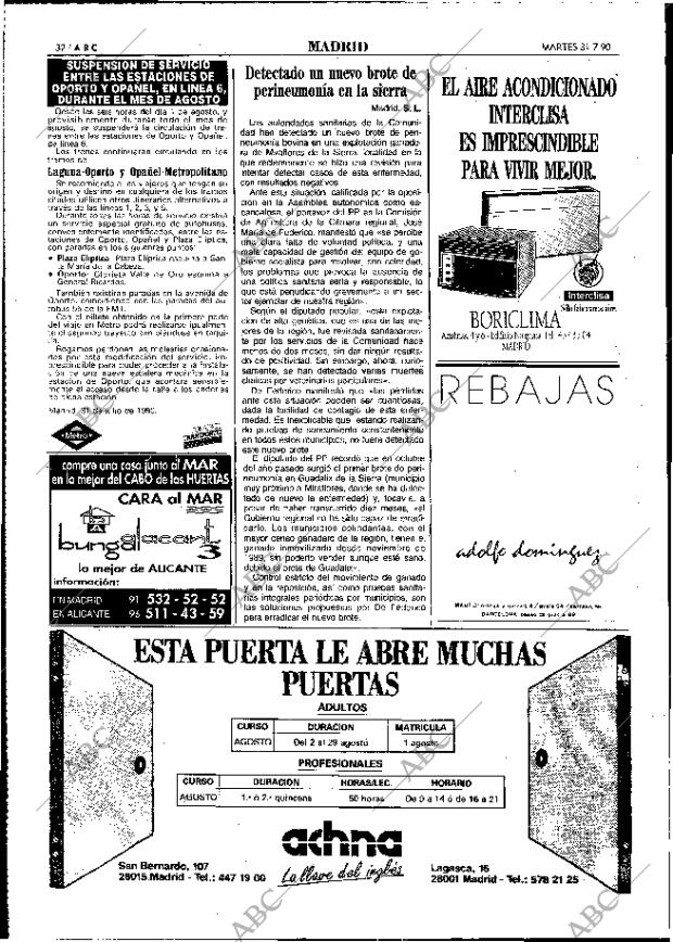 ABC MADRID 31-07-1990 página 32