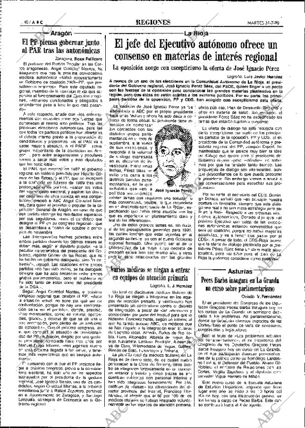 ABC MADRID 31-07-1990 página 40