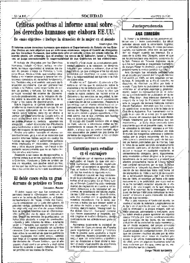 ABC MADRID 31-07-1990 página 52