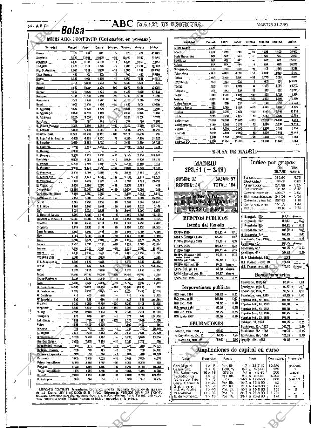 ABC MADRID 31-07-1990 página 64