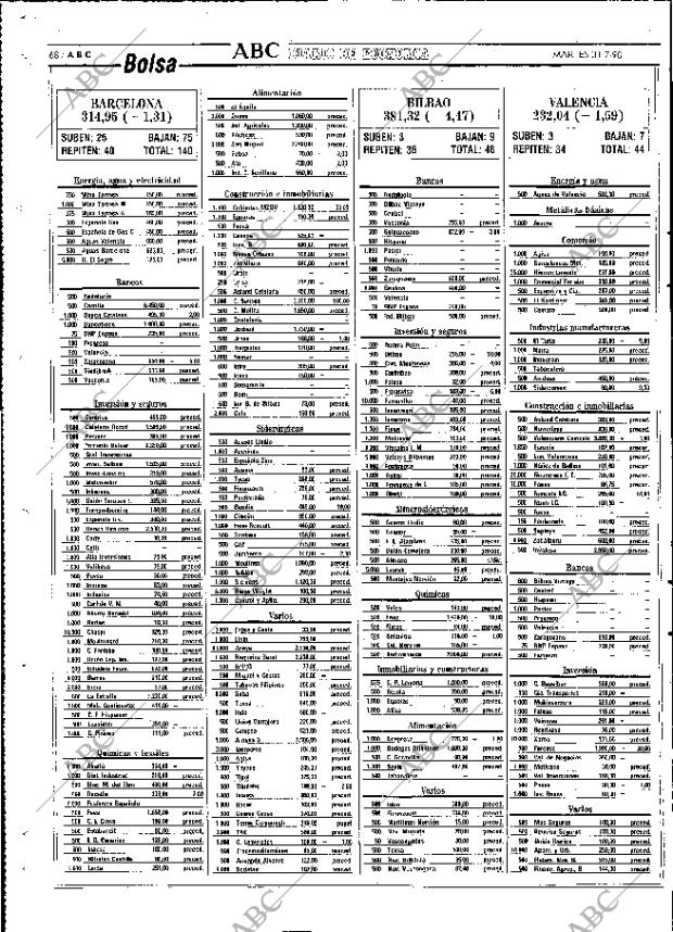 ABC MADRID 31-07-1990 página 68