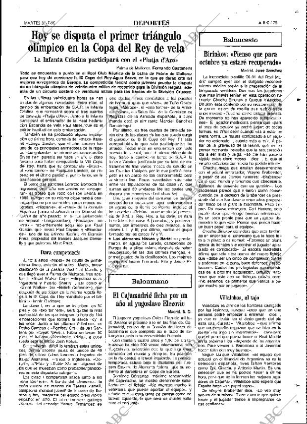 ABC MADRID 31-07-1990 página 75