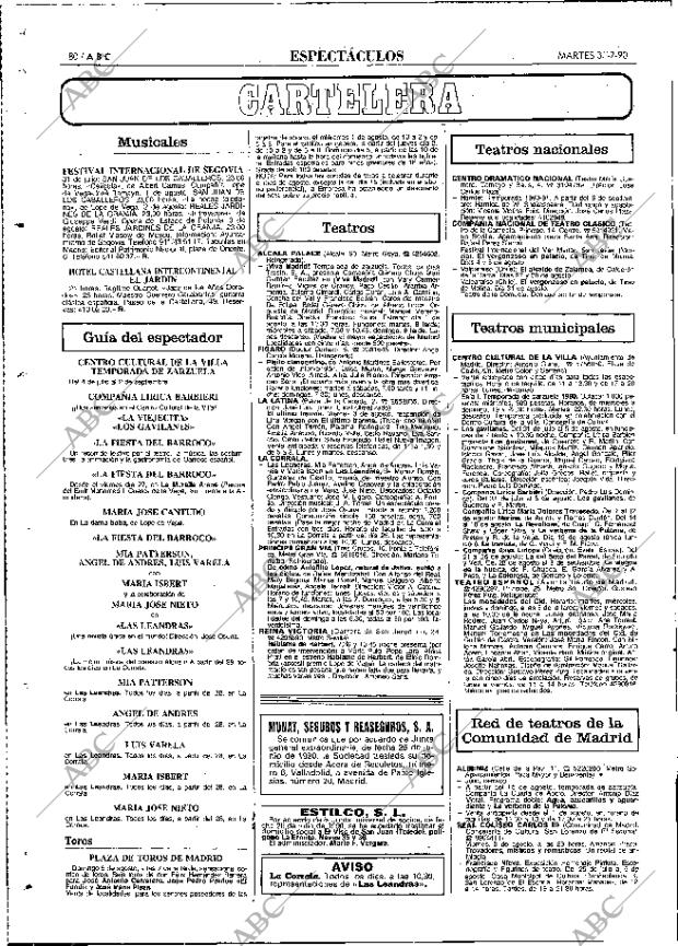 ABC MADRID 31-07-1990 página 80
