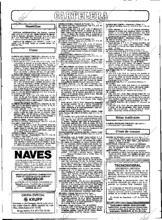 ABC SEVILLA 31-07-1990 página 68