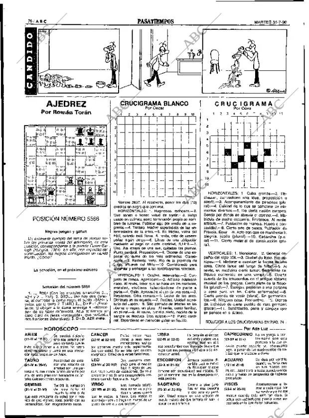 ABC SEVILLA 31-07-1990 página 76
