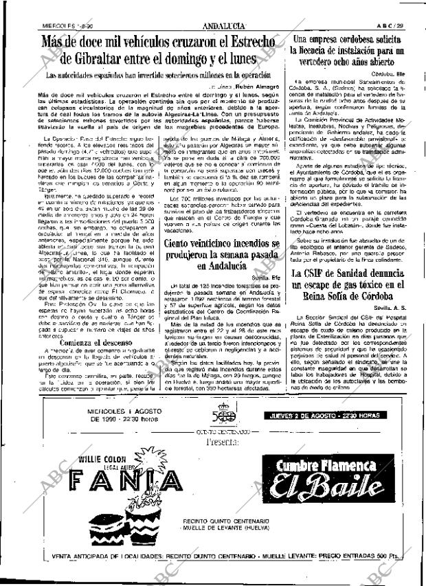 ABC SEVILLA 01-08-1990 página 29