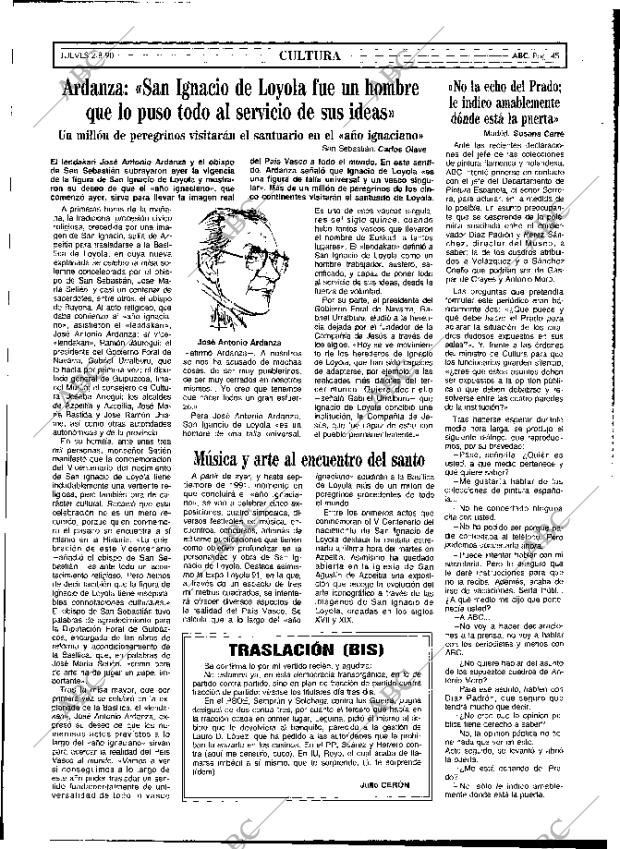ABC MADRID 02-08-1990 página 45