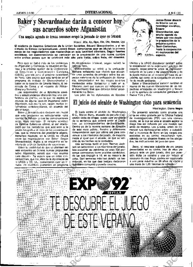 ABC SEVILLA 02-08-1990 página 23