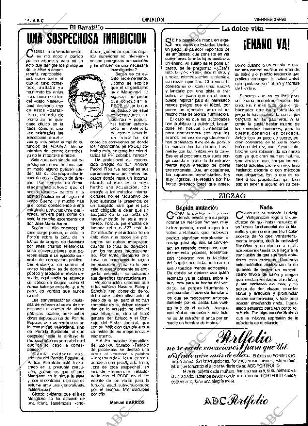 ABC SEVILLA 03-08-1990 página 14