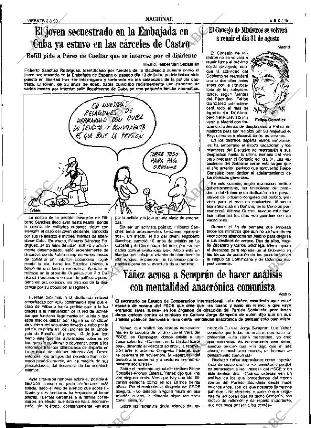 ABC SEVILLA 03-08-1990 página 19