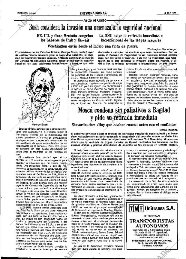 ABC SEVILLA 03-08-1990 página 23