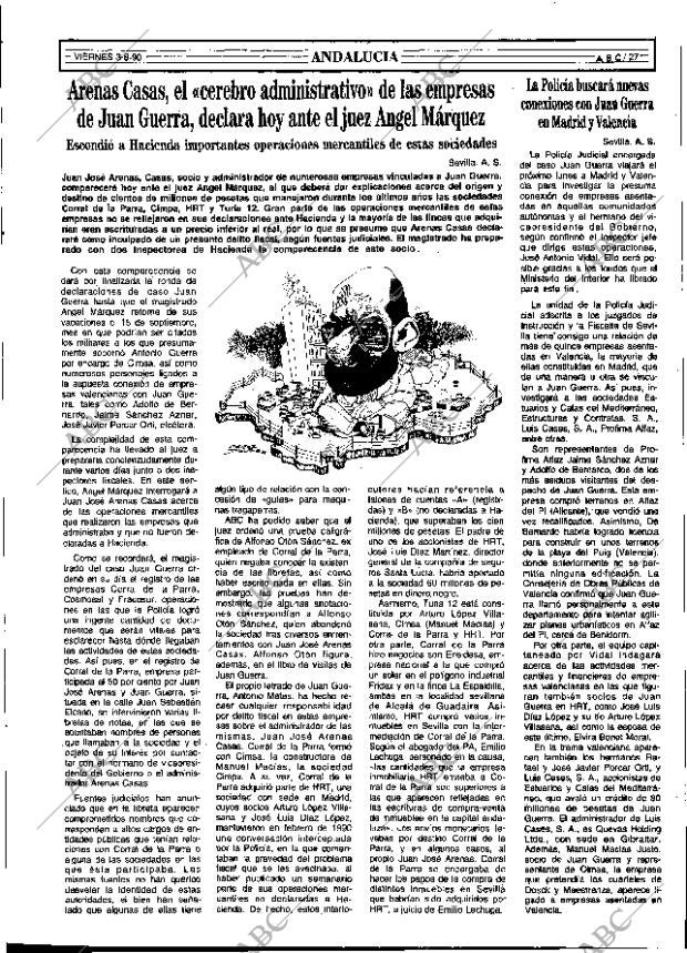ABC SEVILLA 03-08-1990 página 27
