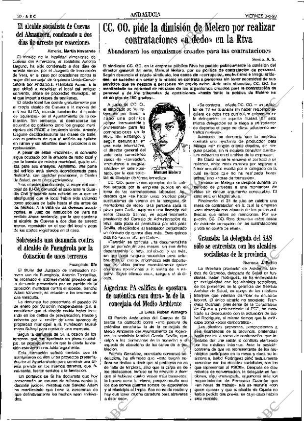 ABC SEVILLA 03-08-1990 página 30