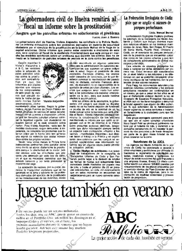 ABC SEVILLA 03-08-1990 página 31