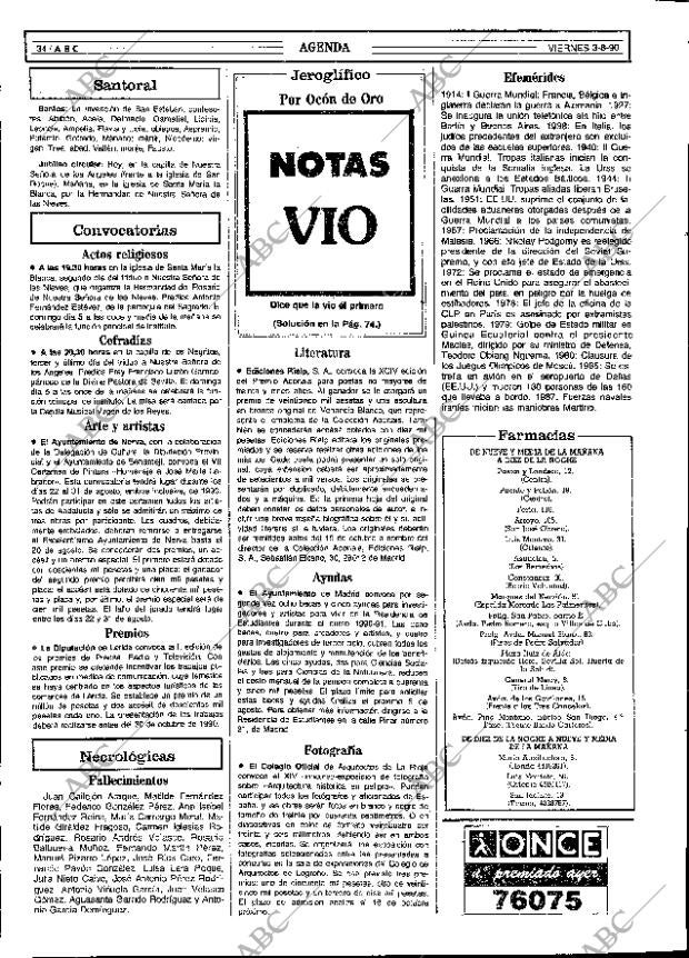 ABC SEVILLA 03-08-1990 página 34