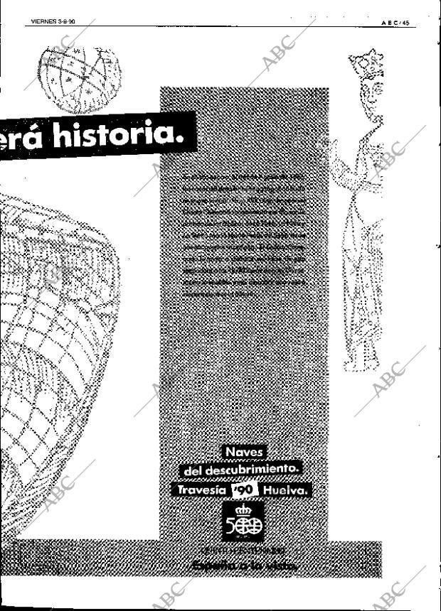 ABC SEVILLA 03-08-1990 página 45