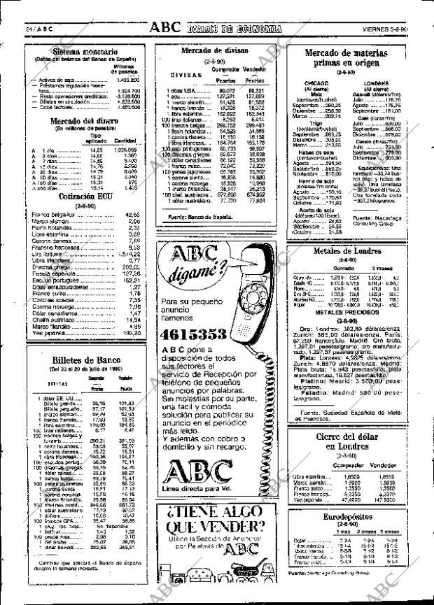 ABC SEVILLA 03-08-1990 página 54