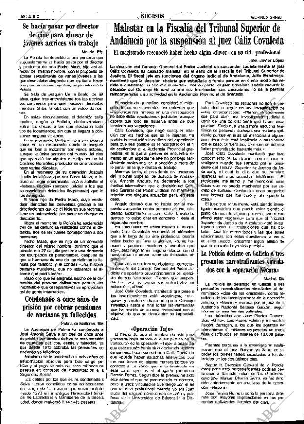 ABC SEVILLA 03-08-1990 página 58