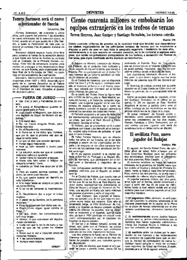 ABC SEVILLA 03-08-1990 página 62