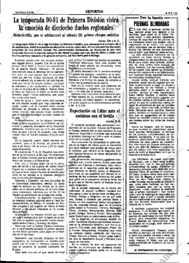 ABC SEVILLA 03-08-1990 página 63