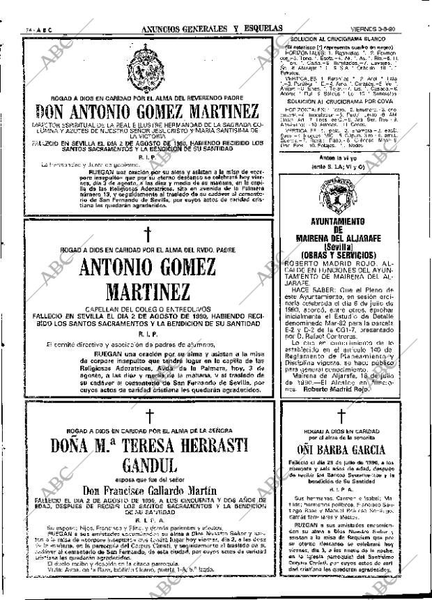 ABC SEVILLA 03-08-1990 página 74