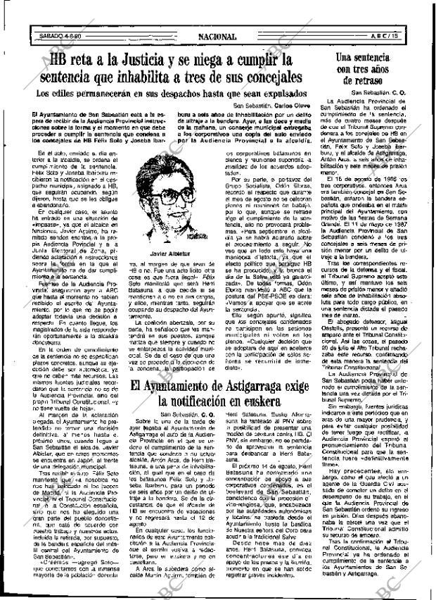 ABC SEVILLA 04-08-1990 página 15