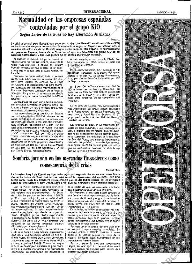 ABC SEVILLA 04-08-1990 página 22