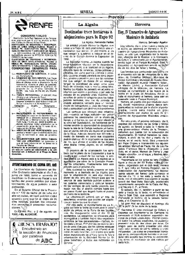 ABC SEVILLA 04-08-1990 página 34