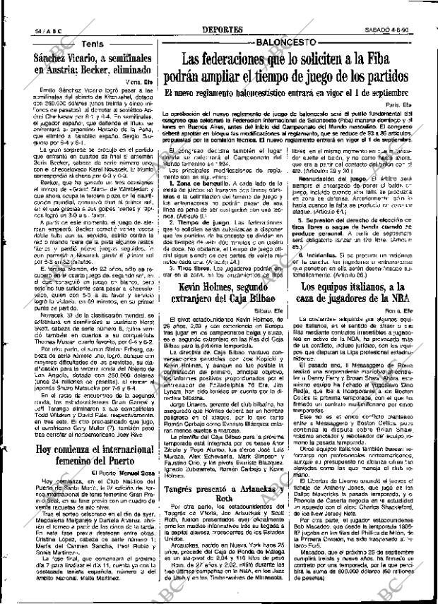 ABC SEVILLA 04-08-1990 página 66