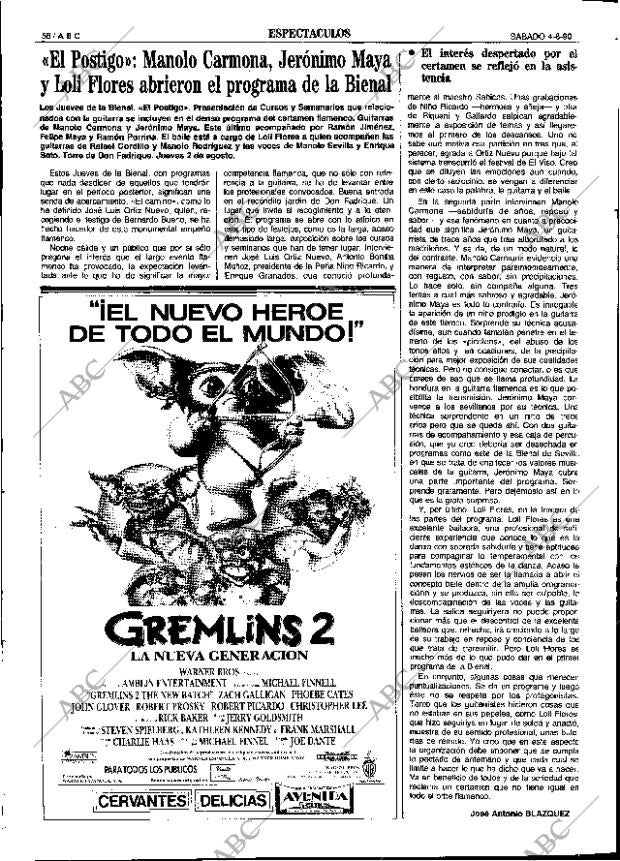 ABC SEVILLA 04-08-1990 página 70