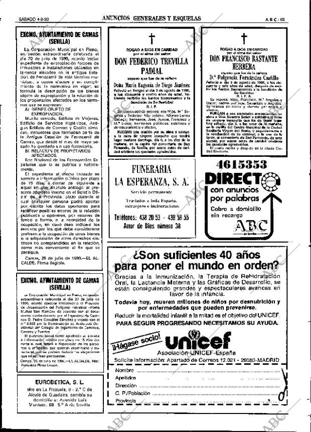 ABC SEVILLA 04-08-1990 página 77