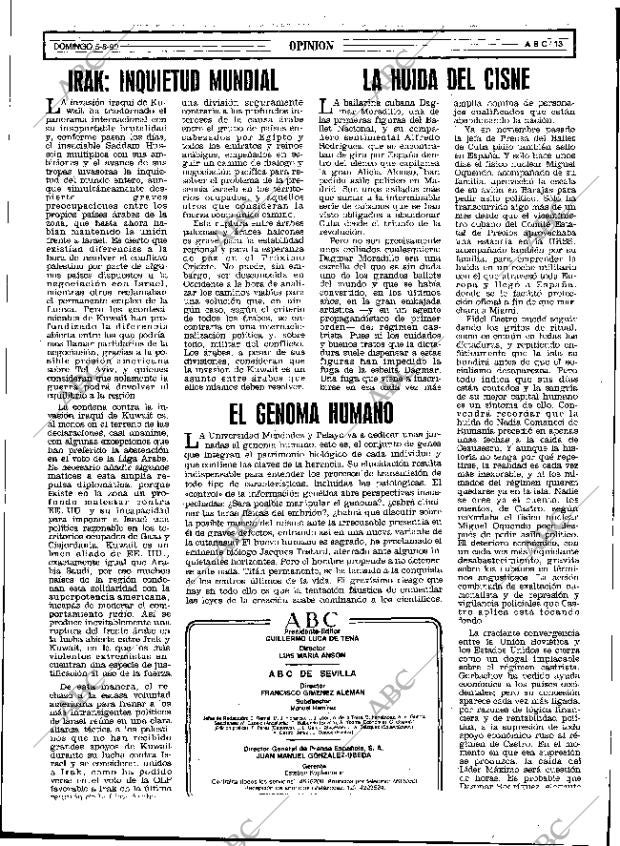 ABC SEVILLA 05-08-1990 página 13
