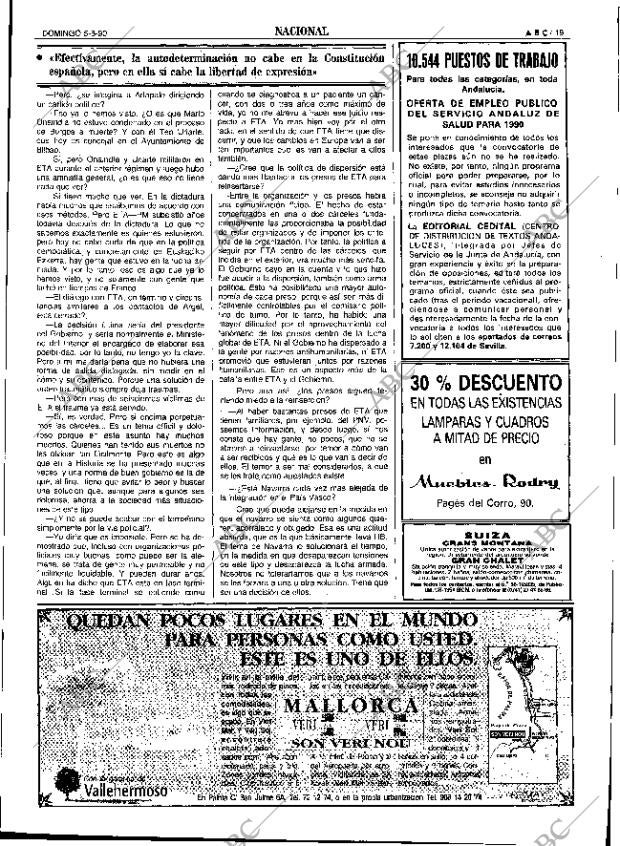 ABC SEVILLA 05-08-1990 página 19