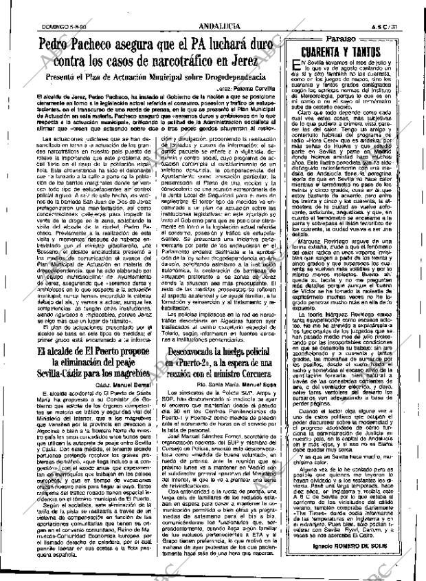 ABC SEVILLA 05-08-1990 página 31