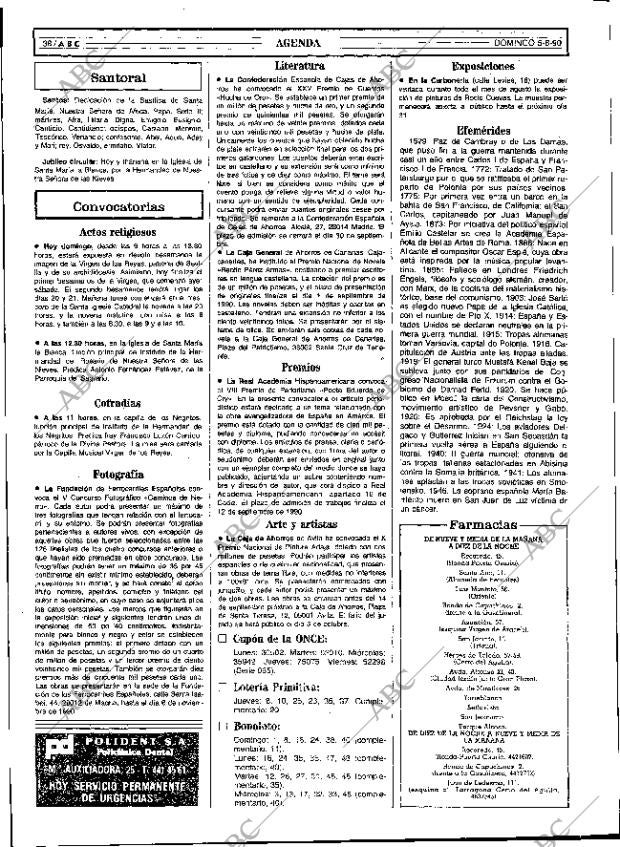 ABC SEVILLA 05-08-1990 página 38