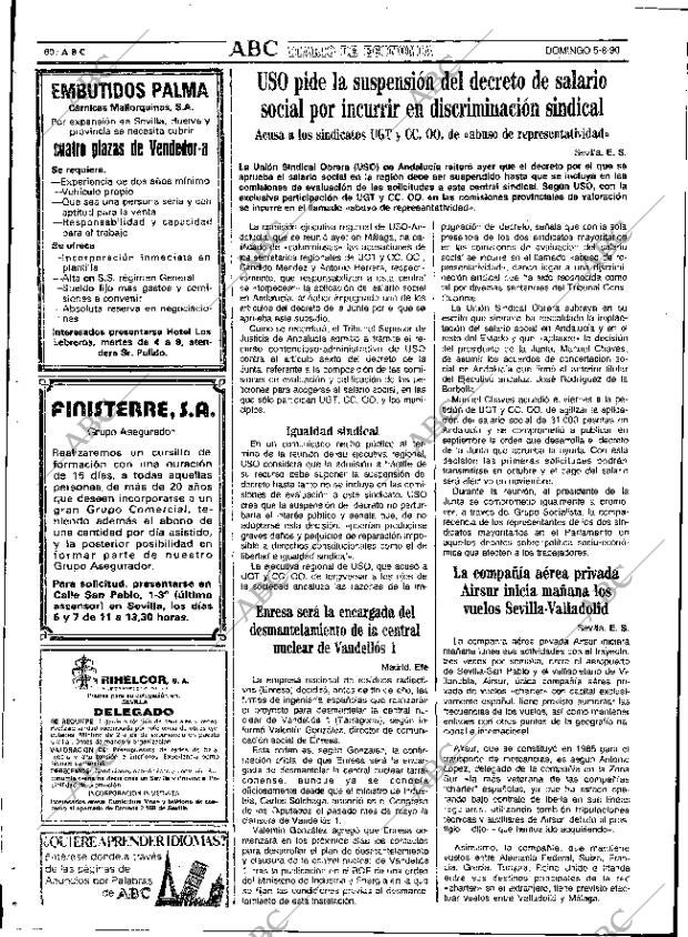 ABC SEVILLA 05-08-1990 página 60