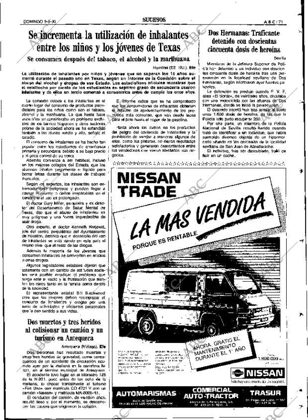 ABC SEVILLA 05-08-1990 página 71