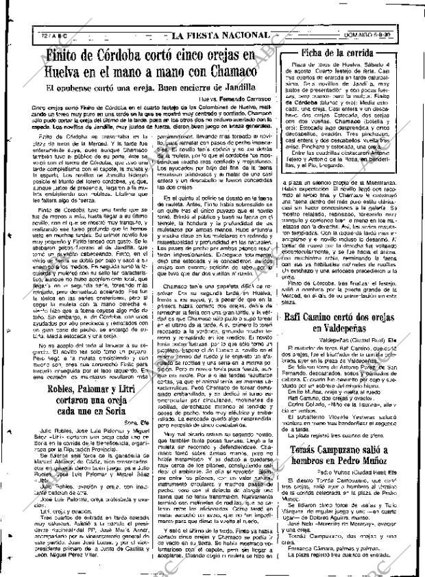 ABC SEVILLA 05-08-1990 página 72