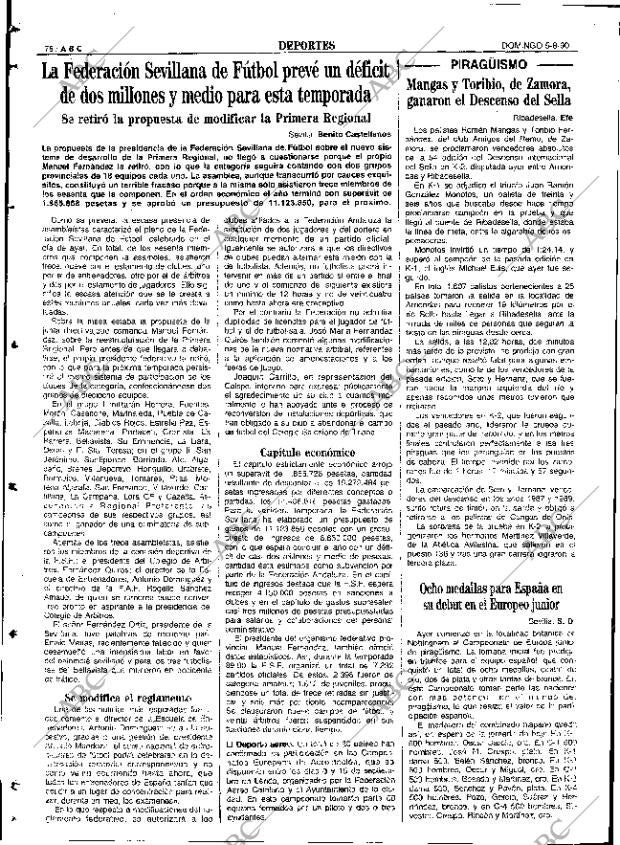 ABC SEVILLA 05-08-1990 página 78