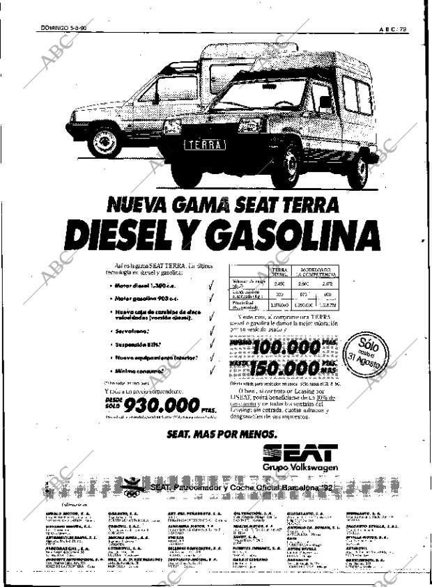 ABC SEVILLA 05-08-1990 página 79