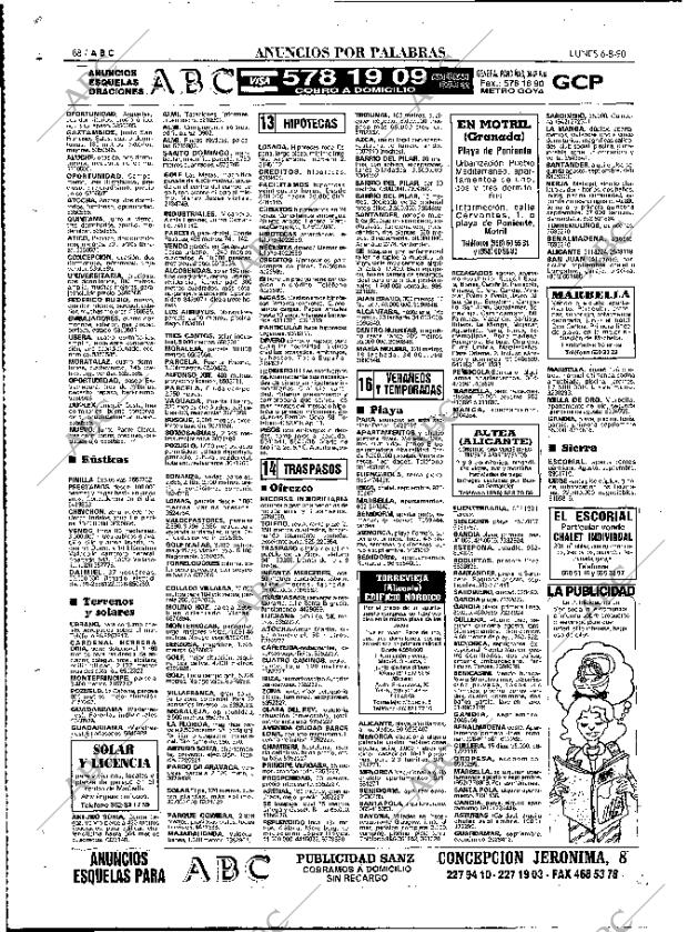 ABC MADRID 06-08-1990 página 88