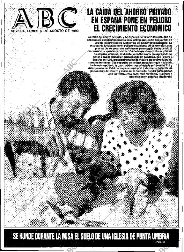 ABC SEVILLA 06-08-1990 página 1