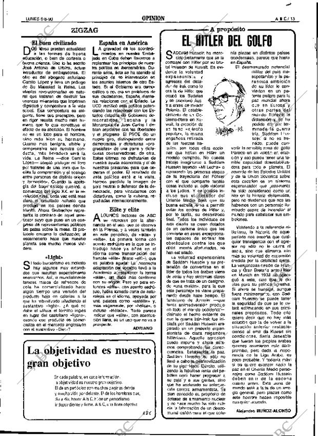 ABC SEVILLA 06-08-1990 página 13