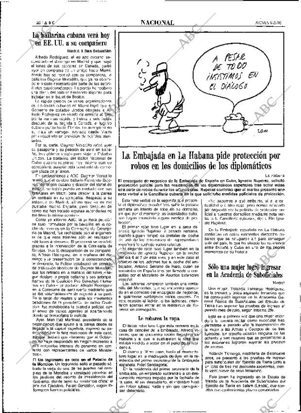 ABC MADRID 09-08-1990 página 20