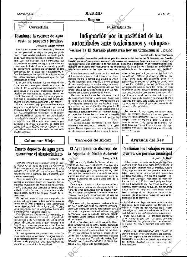 ABC MADRID 09-08-1990 página 39