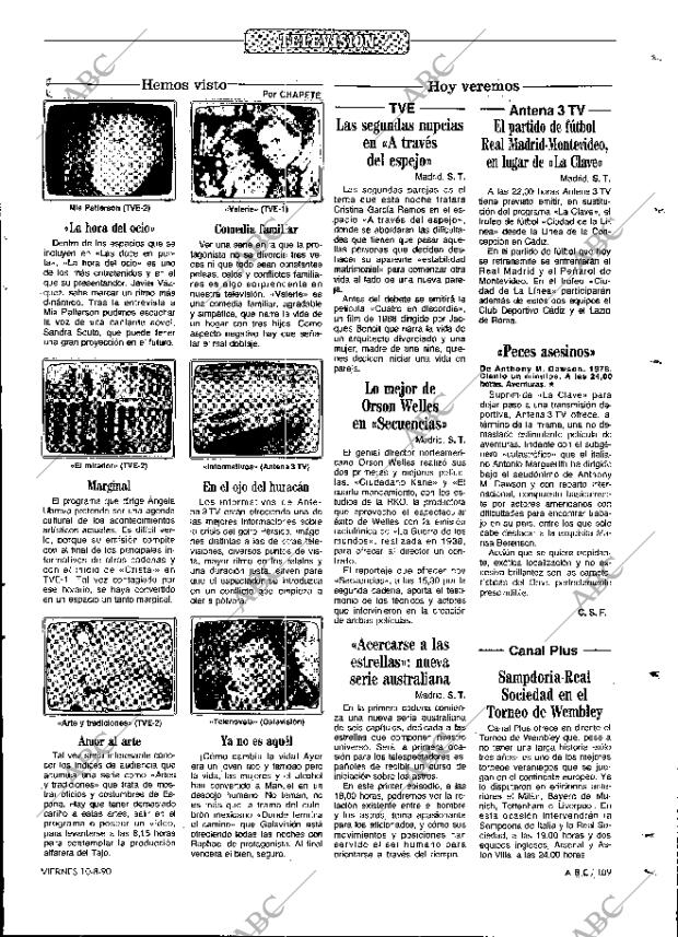 ABC MADRID 10-08-1990 página 109