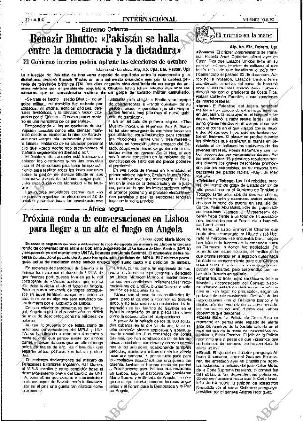 ABC MADRID 10-08-1990 página 32