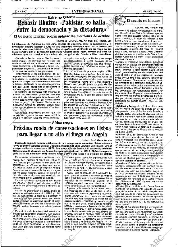 ABC MADRID 10-08-1990 página 32