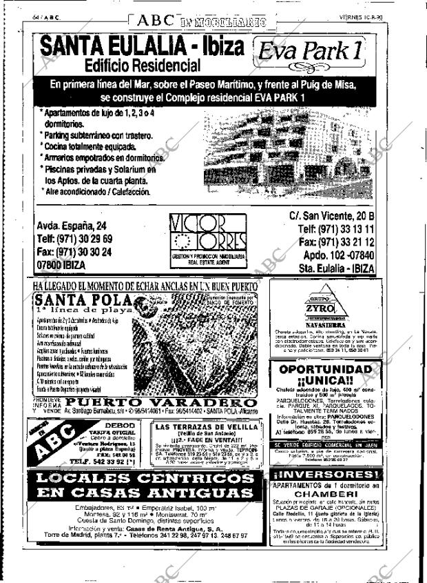 ABC MADRID 10-08-1990 página 64